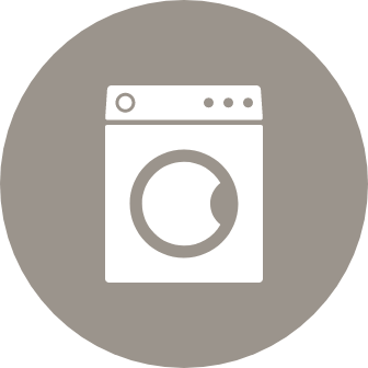 Handle laundry on your own schedule with an in-home washer and dryer&nbsp;
