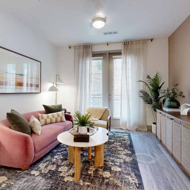 Model - A1 Floor Plan Featuring The Brass Marble Design Package